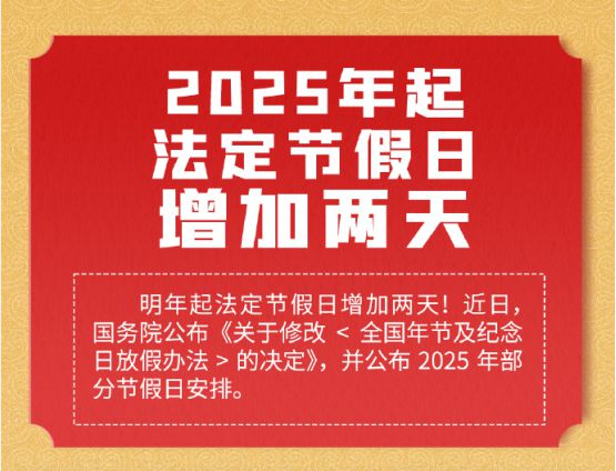 期多2天！长假来临记得冰箱囤食材m6米乐好消息！明年起春节五一假(图3)